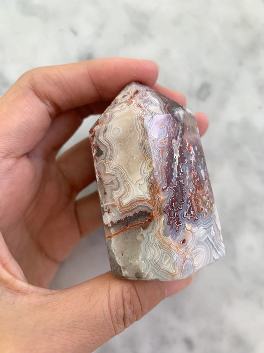 Mexican Crazy Lace Agate Towers